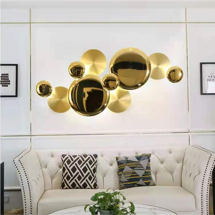 Phù điêu kim loại trang trí kết hợp đèn Led Phù điêu kim loại trang trí kết hợp đèn Led