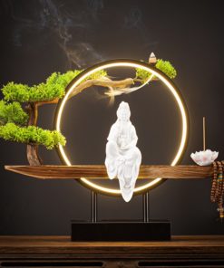 Mẫu thác khói trầm hương đẹp CD2024