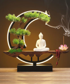 Thác khói trầm hương Phật trên cung trăng