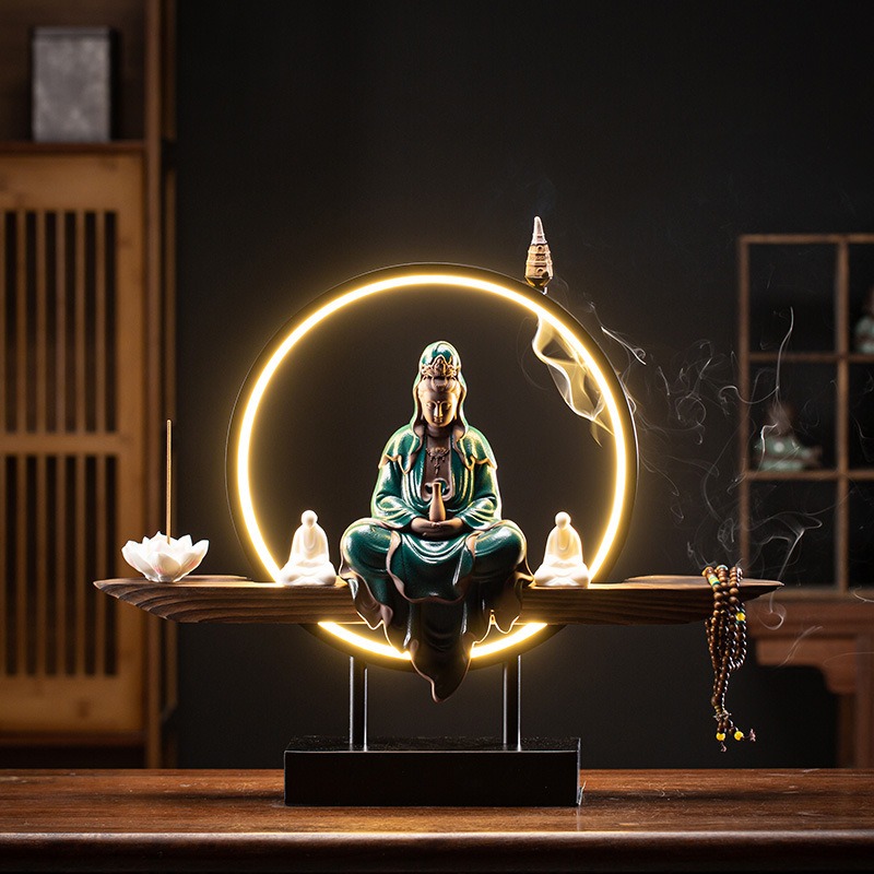 Thác khói trầm hương phong thủy CD2022 Thác khói trầm hương phong thủy CD2022