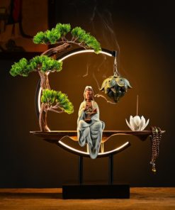 Thác khói trầm hương tượng Quan Âm phong thủy