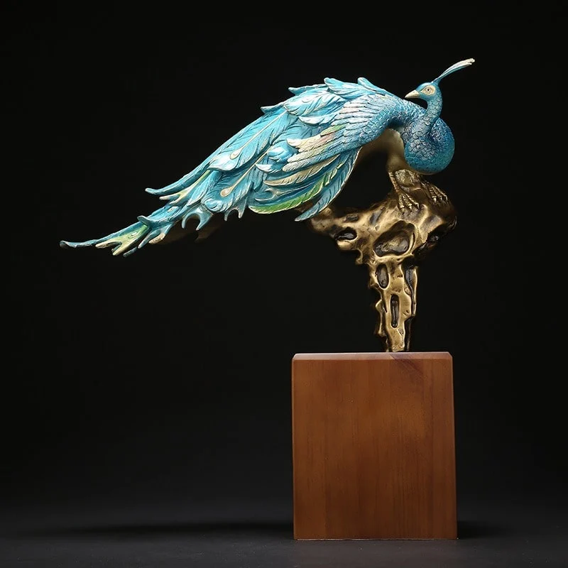 Tượng chim công phong thủy mang lại thịnh vượng Tượng chim công phong thủy mang lại thịnh vượng