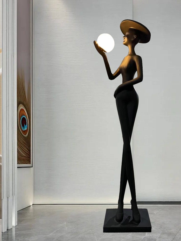 Tượng đèn cô gái Tượng đèn cô gái