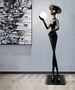 Tượng đèn cô gái