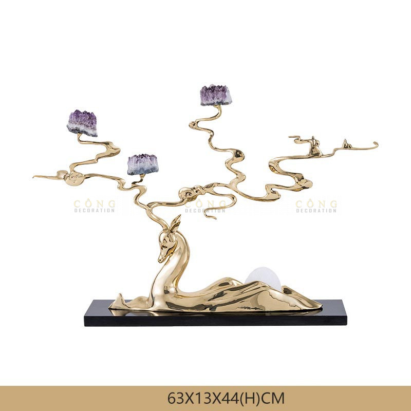 tuong-huou-nghe-thuat-2 Tượng hươu nghệ thuật