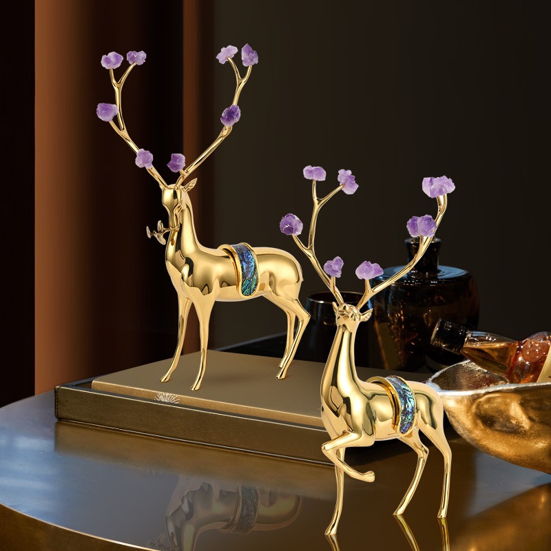 Tượng hươu nghệ thuật bằng đồng Tượng hươu nghệ thuật bằng đồng