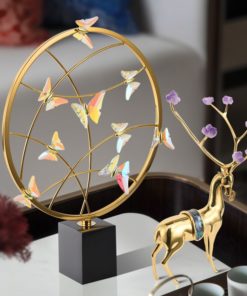 Tượng hươu nghệ thuật bằng đồng