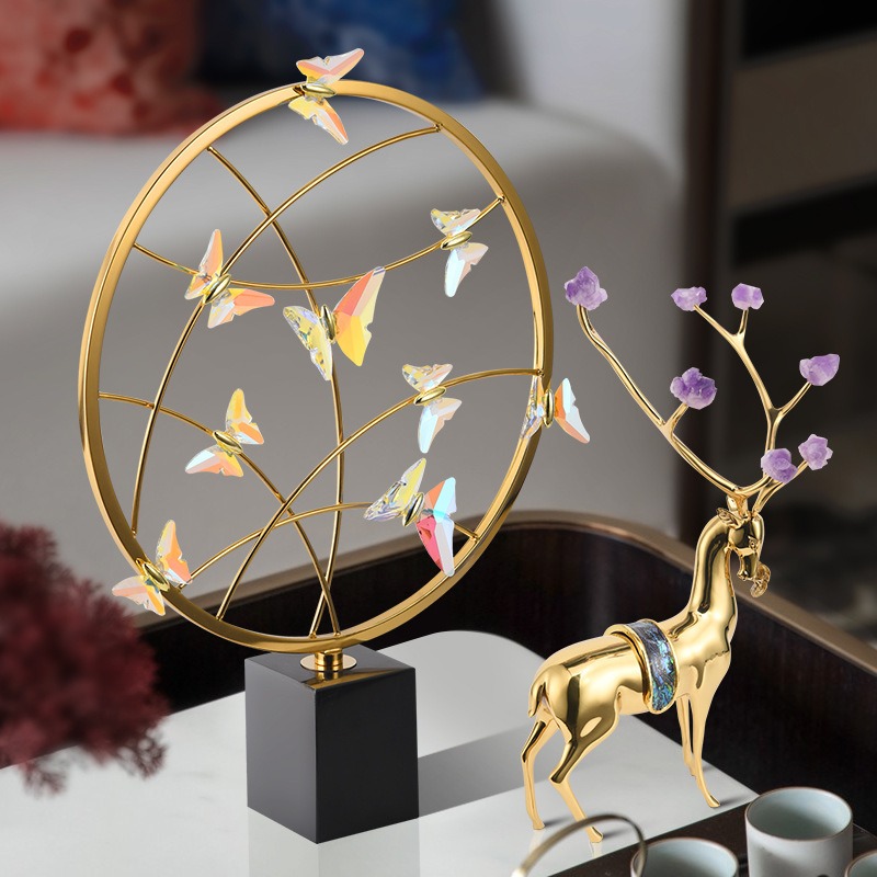 Tượng hươu nghệ thuật bằng đồng