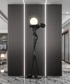 Tượng nghệ thuật ôm đèn