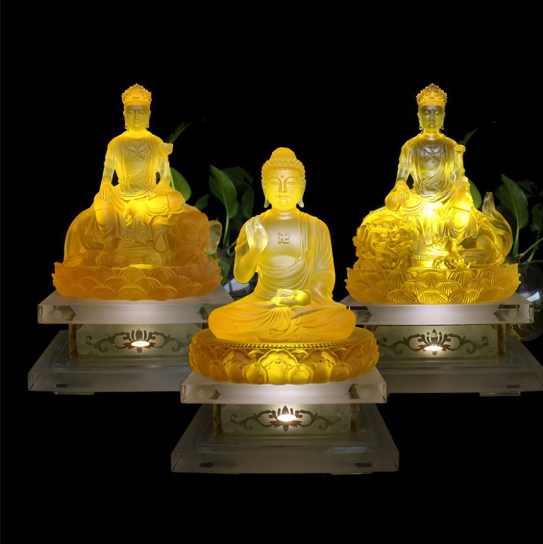 Tượng Hoa Nghiêm Tam Thánh decor CD4001 Tượng Hoa Nghiêm Tam Thánh decor CD4001