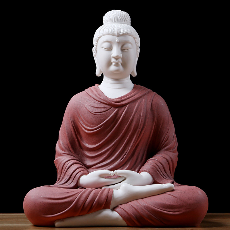 Tượng Phật Thích Ca bằng gốm đẹp CD1133 Tượng Phật Thích Ca bằng gốm đẹp CD1133