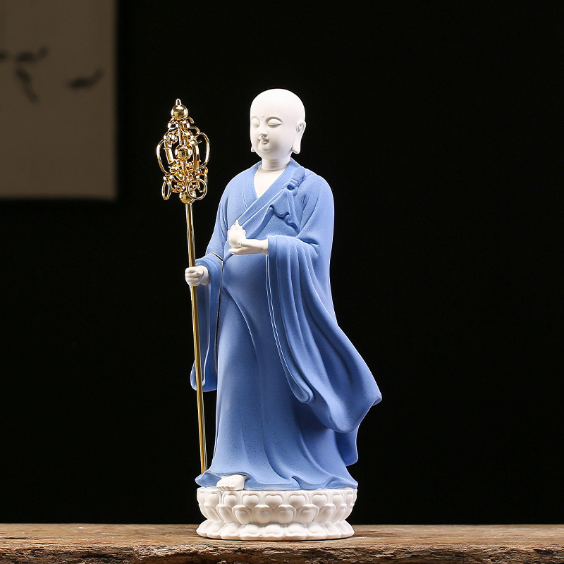 Tuong Phat Dia Tang Vuong Bo Tat decor CD1175 Tượng Phật Địa Tạng Vương Bồ Tát decor CD1175