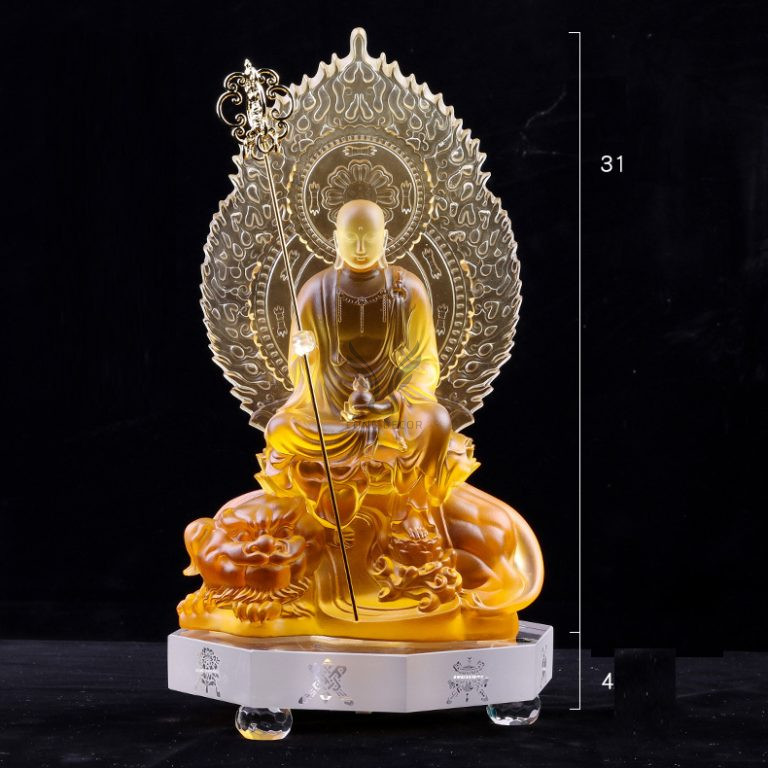 Tuong-Phat-Dia-Tang-Vuong-Bo-Tat-decor-CD1207 Tượng Phật Địa Tạng Vương Bồ Tát decor CD1207