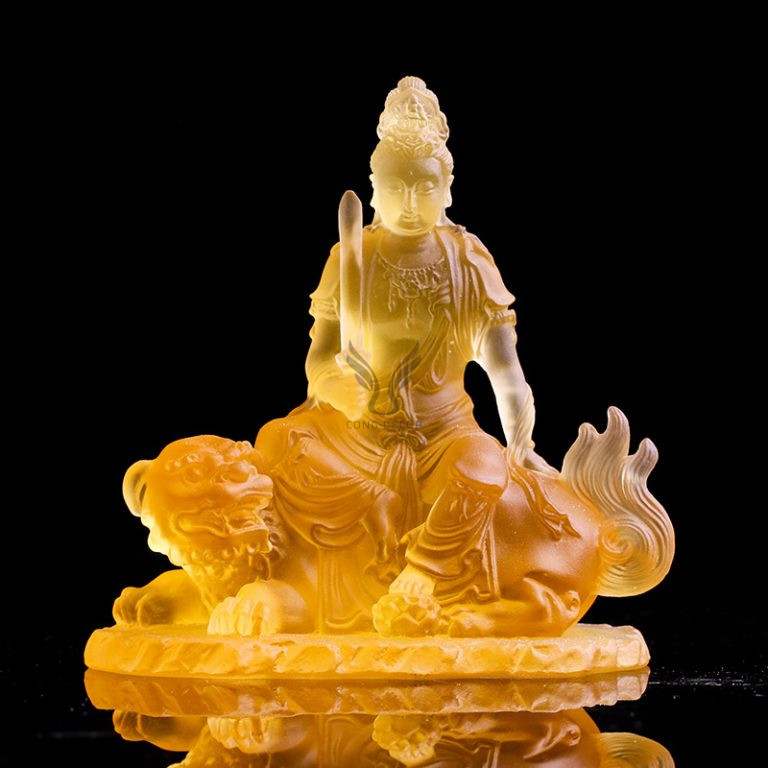 Tượng Văn Thù và Phổ Hiền Bồ Tát CD1232