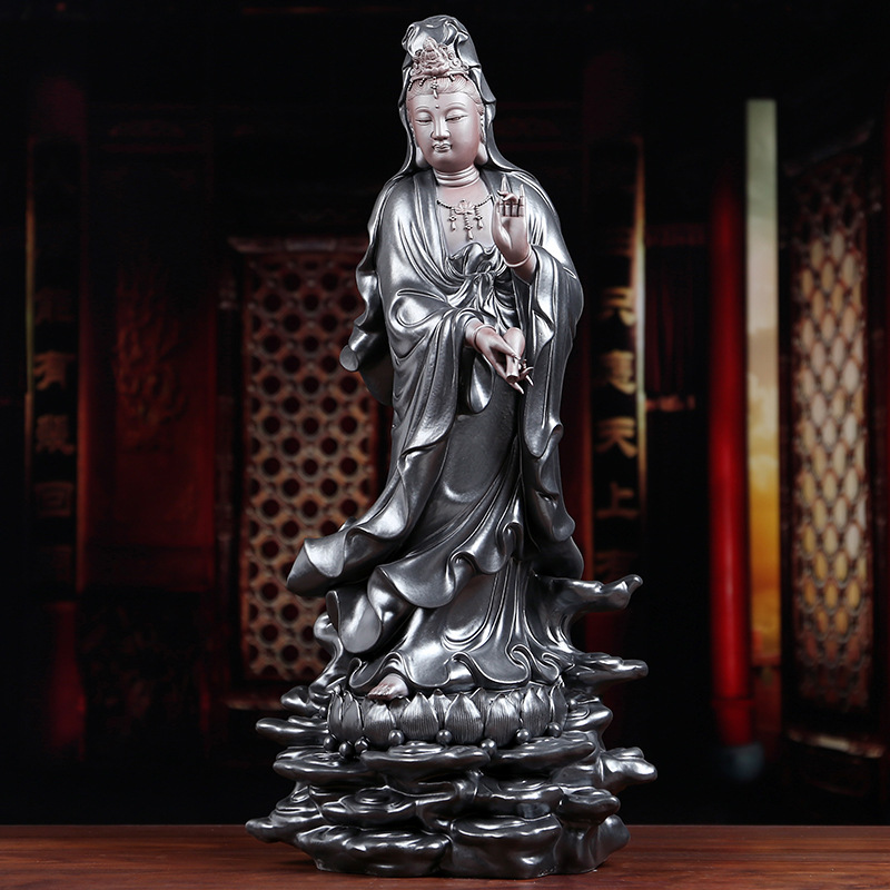 Tuong Quan The Am Bo Tat decor 2 Tượng Quan Thế Âm Bồ Tát decor CD1129