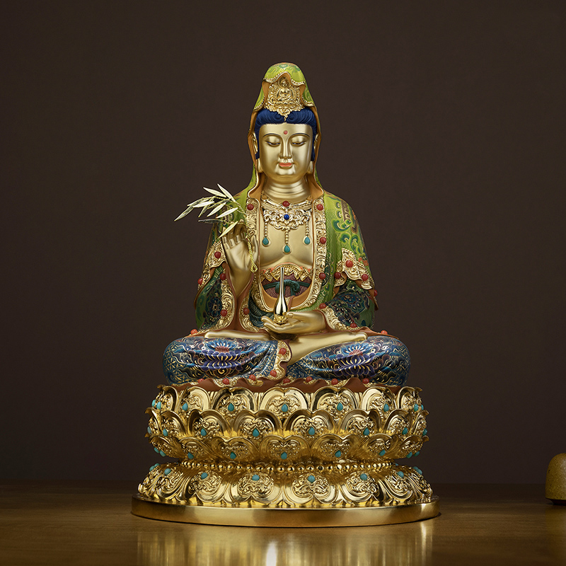 Tuong Quan The Am Bo Tat decor CD1191 4 Tượng Quan Thế Âm Bồ Tát decor CD1191