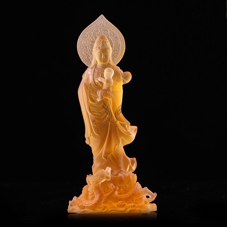 Tượng Quan Thế Âm Bồ Tát decor CD1251 Tượng Quan Thế Âm Bồ Tát decor CD1251