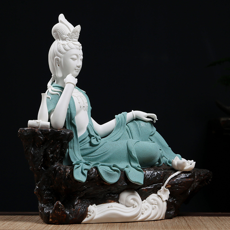 Tuong Quan The Am Bo Tat nam nghi 1 Tượng Quan Thế Âm Bồ Tát decor CD1131