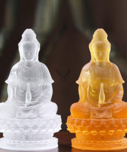 Tượng Quan Thế Âm và tiên đồng ngọc nữ CD1219