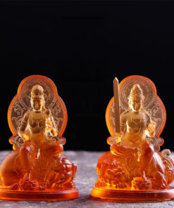 Tượng Văn Thù và Phổ Hiền Bồ Tát decor CD1236