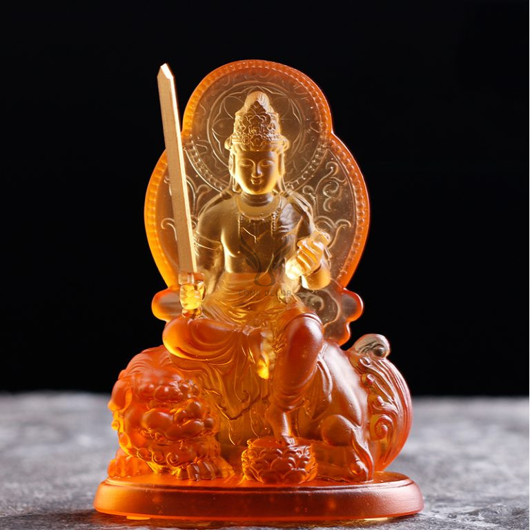 Tượng Văn Thù và Phổ Hiền Bồ Tát decor CD1236