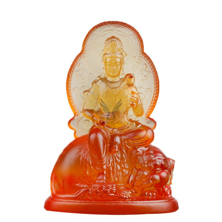 Tượng Văn Thù và Phổ Hiền Bồ Tát decor CD1236