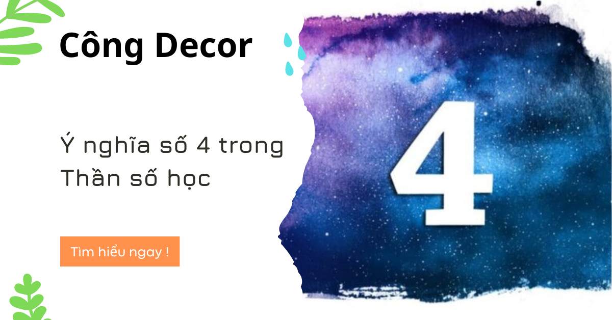 Con số chủ đạo 4 hợp với nghề gì? hợp với số nào? những người nổi tiếng có số chủ đạo 4