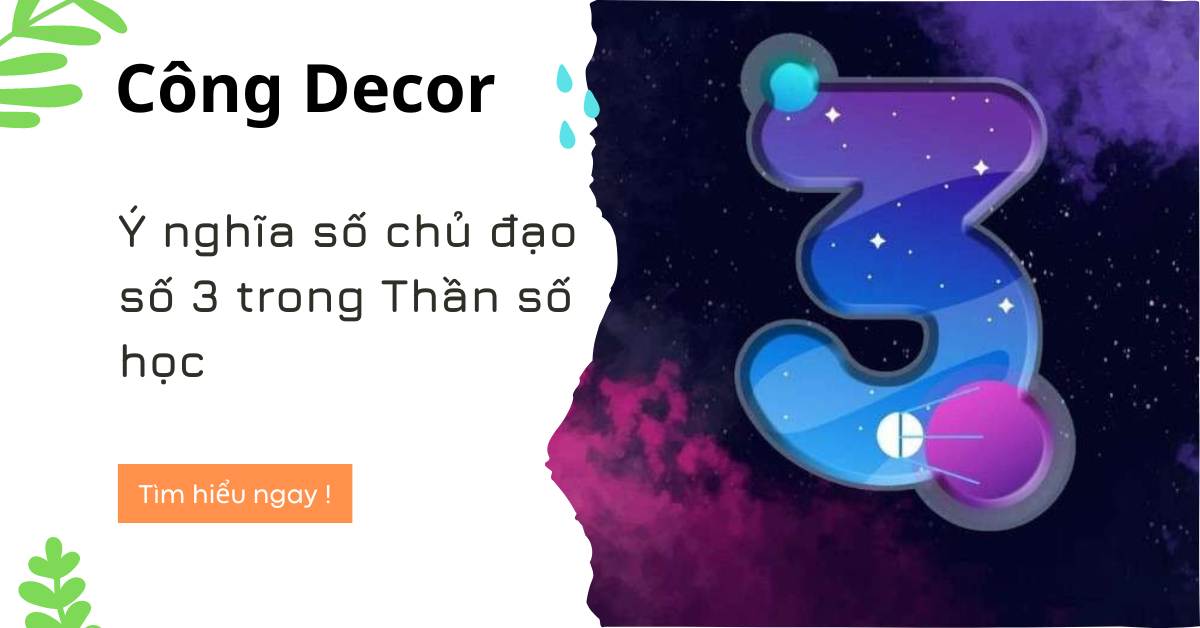 Con số chủ đạo 3 hợp với nghề gì? hợp với số nào? những người nổi tiếng có số chủ đạo 3?