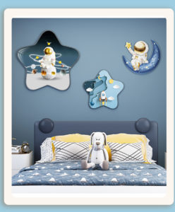 Tranh Tường Phi Hành Gia Công Chúa