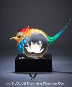 Động vật pha lê kèm đèn led sang trọng