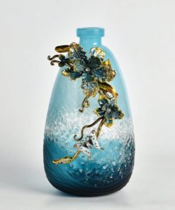 Bình hoa thủy tinh tráng men