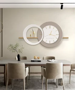 Đồng hồ treo phòng khách đôi voi như ý