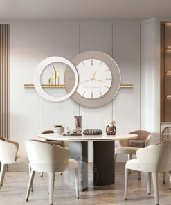 Đồng hồ treo phòng khách đôi voi như ý