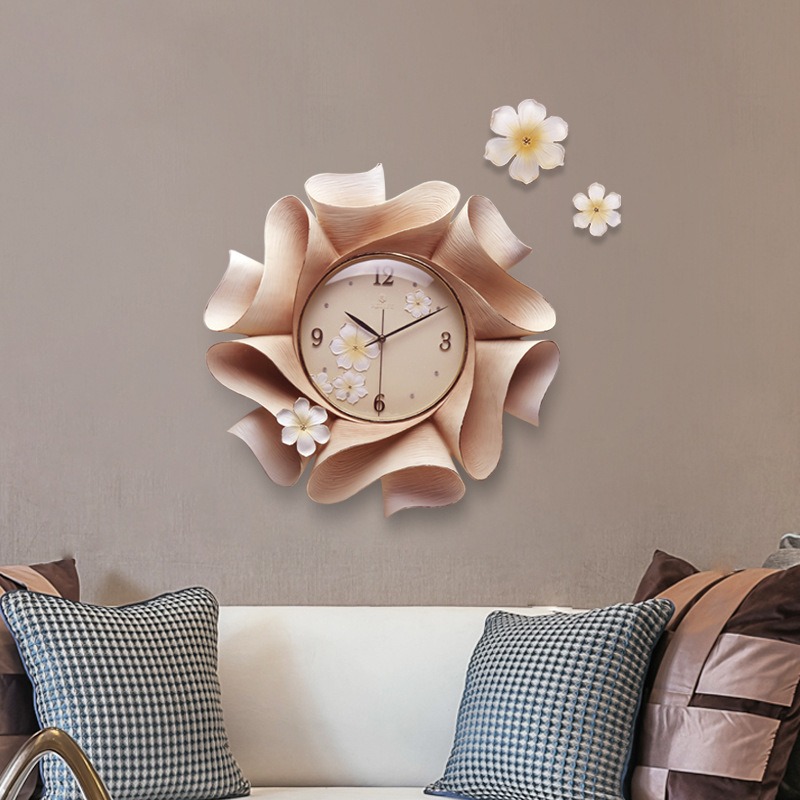 Đồng hồ treo tường bông hoa CD1802 Đồng hồ treo tường bông hoa CD1802