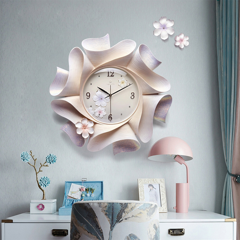 Đồng hồ treo tường bông hoa CD1802