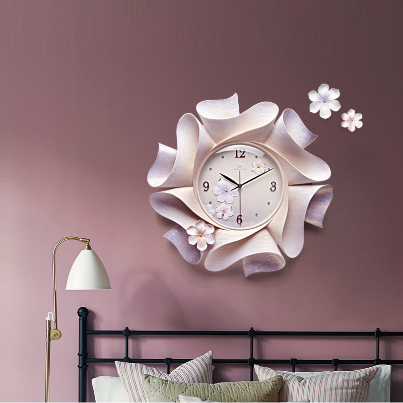 Đồng hồ treo tường bông hoa CD1802