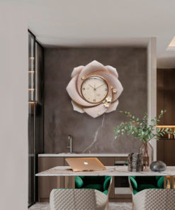 Đồng hồ treo tường hình bông hoa CD1348