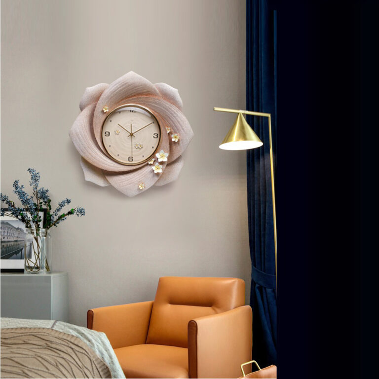 Đồng hồ treo tường hình bông hoa CD1348