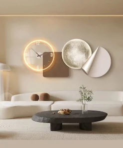 Đồng hồ treo tường hình học đẹp