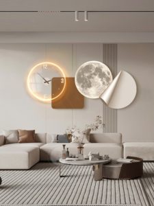 Đồng hồ treo tường hình học đẹp