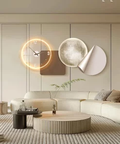 Đồng hồ treo tường hình học đẹp