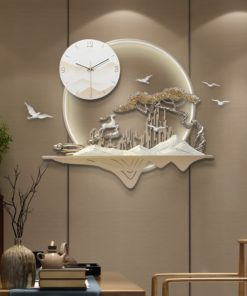 Đồng hồ treo tường kết hợp tranh CD1804