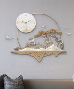 Đồng hồ treo tường kết hợp tranh CD1804