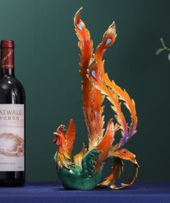 Giá rượu phượng hoàng bằng đồng CD1815