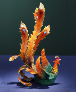 Giá rượu phượng hoàng bằng đồng CD1815