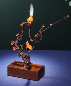 Mẫu decor chim uyên ương để bàn CD1828