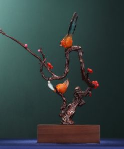 Mẫu decor chim uyên ương để bàn CD1828