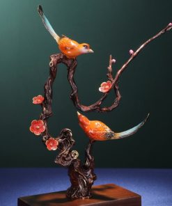 Mẫu decor chim uyên ương để bàn CD1828