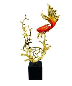 Mô hình cá trong nước trang trí phòng khách