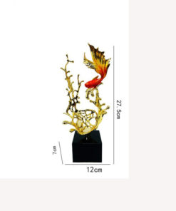 Mô hình cá trong nước trang trí phòng khách